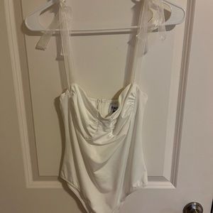 Princess Polly Bow Tie Strap Bodysuit